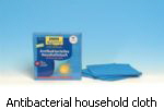 Antibacterial household cloth