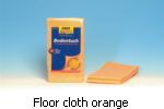 Floor cloth orange